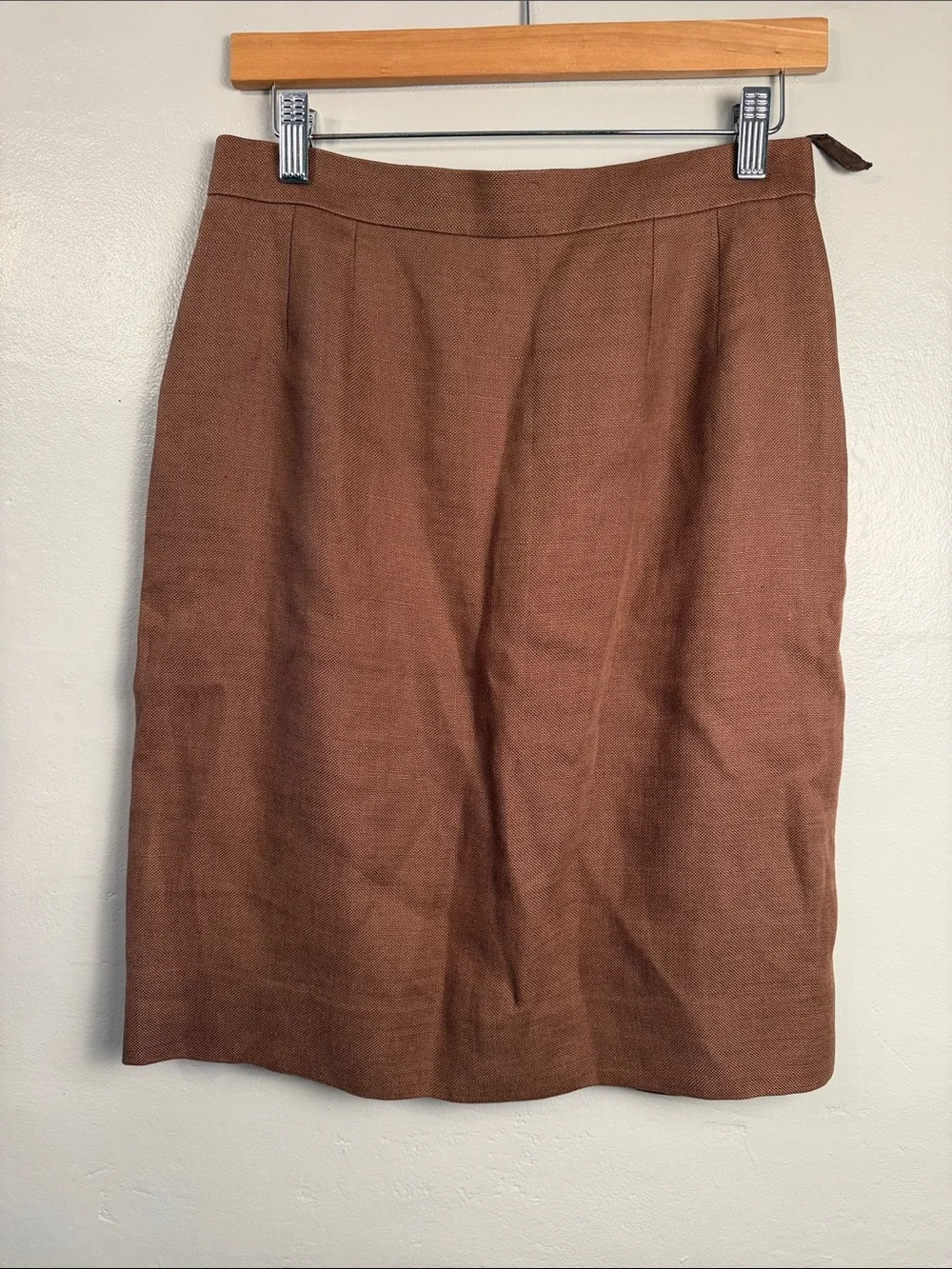 Ines De La Fressange Women’s Brown Pencil Skirt